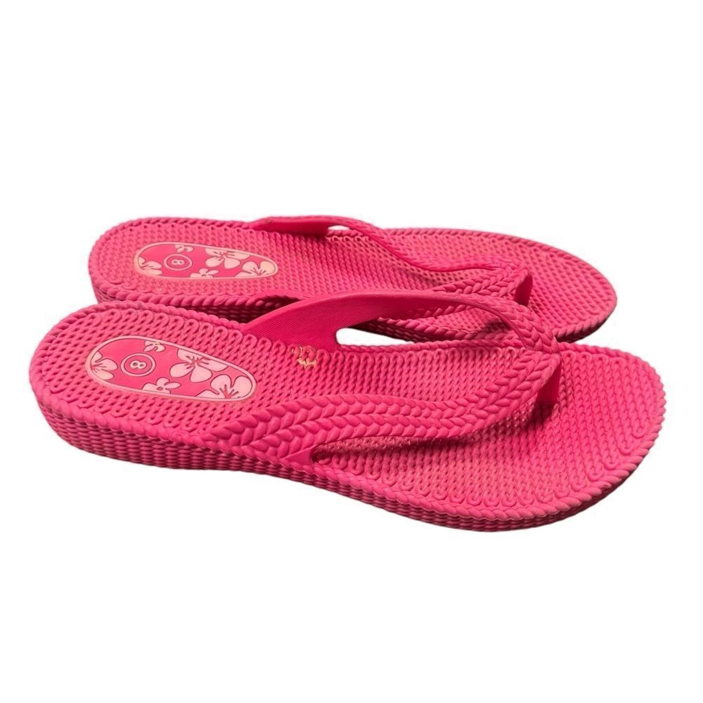 Pink Women's Slide Thong Spring Summer Sandals 8